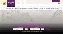 Desktop Screenshot of mercurekensington.com