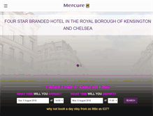 Tablet Screenshot of mercurekensington.com